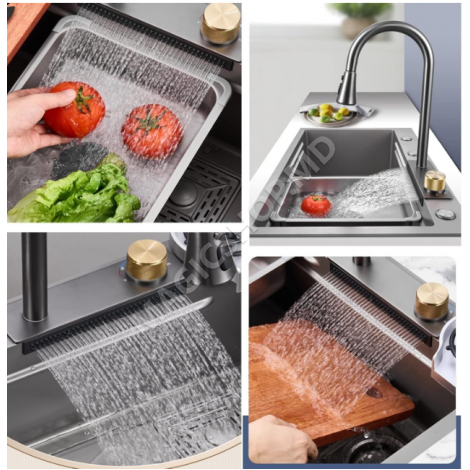 Раковина Backer Nano Black PVD Top 750-46063 